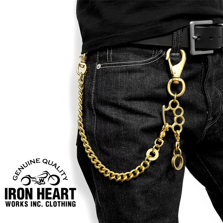 IRON HEART ウォレットチェーン フックタイプ 真鍮　5909 IRON HEART ウォレットチェーン フックタイプ 真鍮 5909