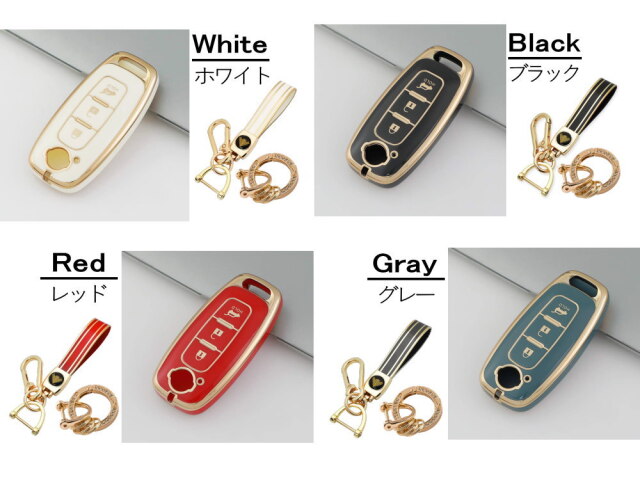 アクセサリー カスタム パーツ 内装 NISSAN 日産 用品 汎用 おしゃれ ギフト 人気 クリスタルキーカバー キーホルター SY004
