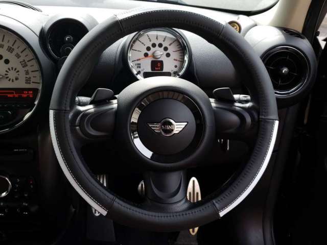 ハンドルカバー ホワイトライン 高級感が違う! リアル レザー 本革