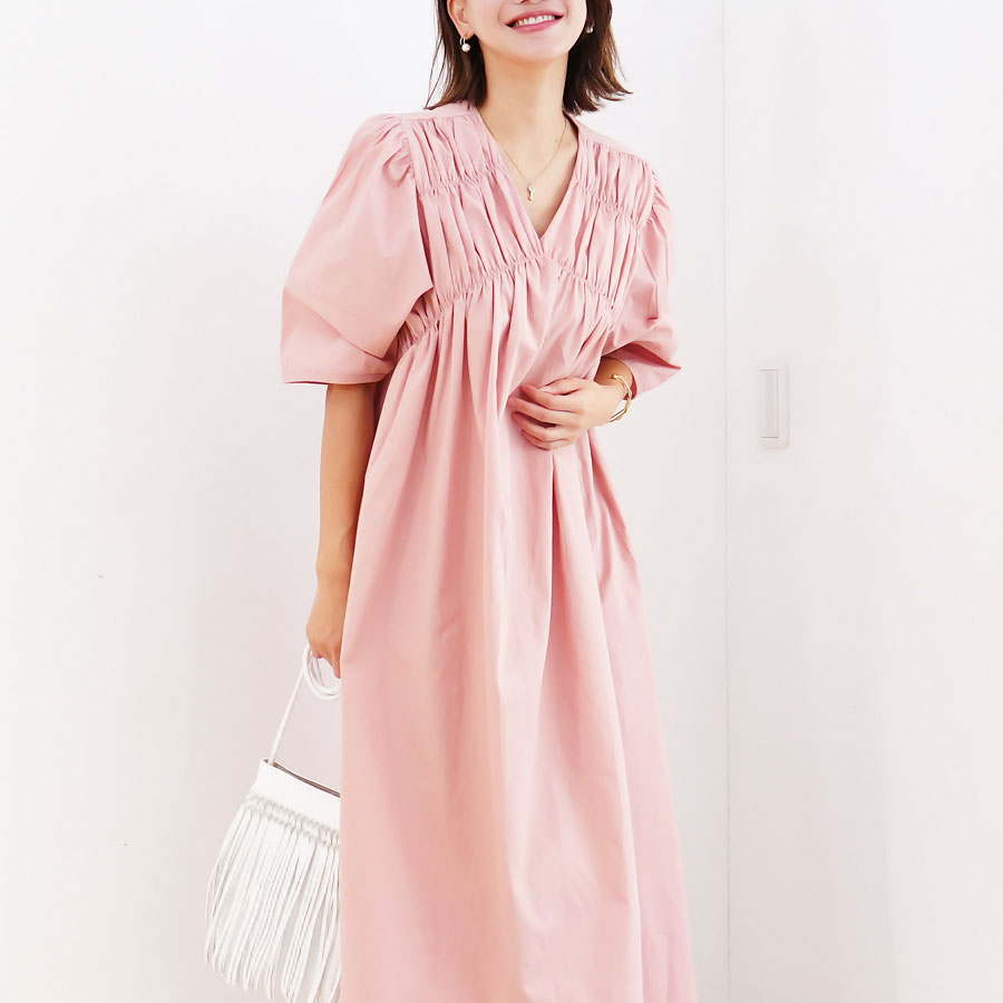 エイミー・コットンシャーリングワンピース