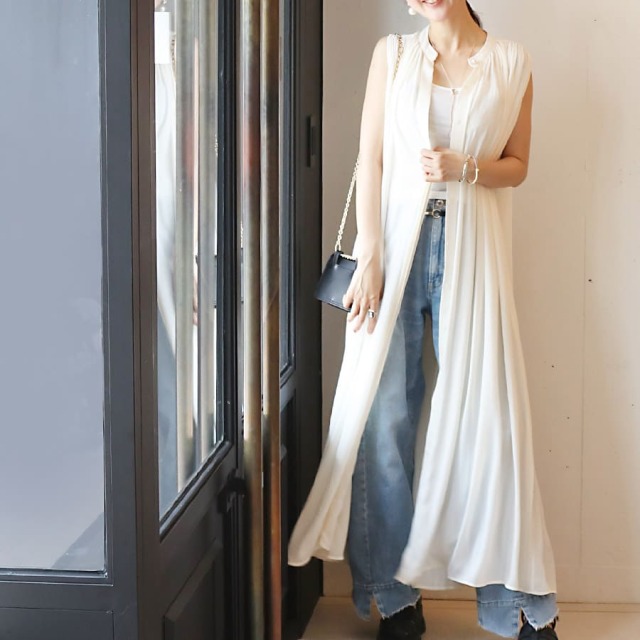 クレア・ジョーゼットシフォンロング3WAYワンピース