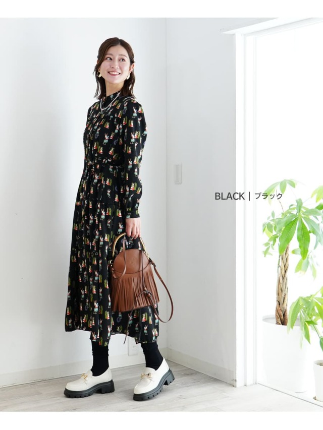 アーモワールカプリス　ボタニカルティアードワンピース ワンピース・サロペット｜ERINA ONLINE STORE