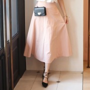ウエスト楽ちん！美シルエットフレアースカート