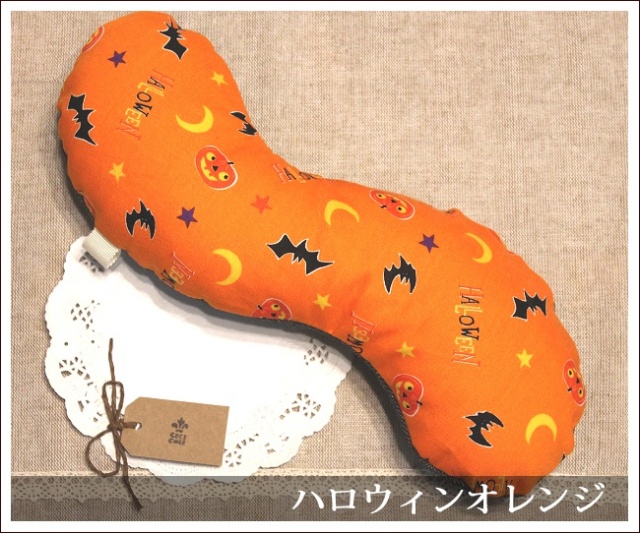 またたびクッションジャンボ　ハロウィンオレンジ