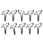 猫モチーフクリップ10個セット1