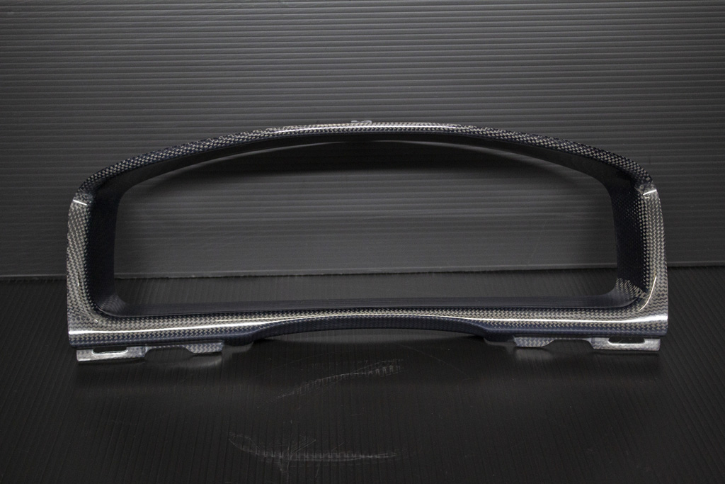 JZX100カーボンメーターカバー（クリアゲルコート仕上げ）　