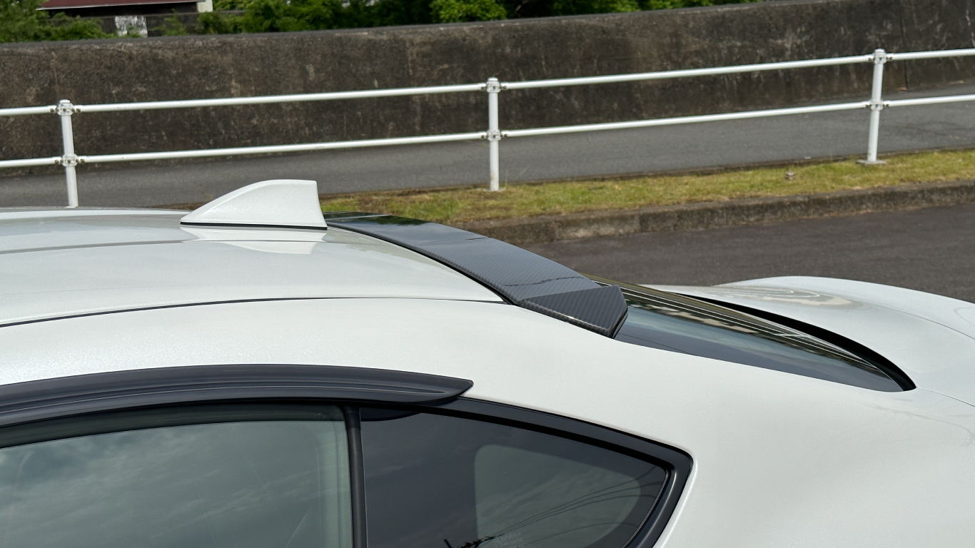 < クリア塗装済 > GR86/ZN8 & BRZ/ZD8 カーボンリアルーフスポイラー