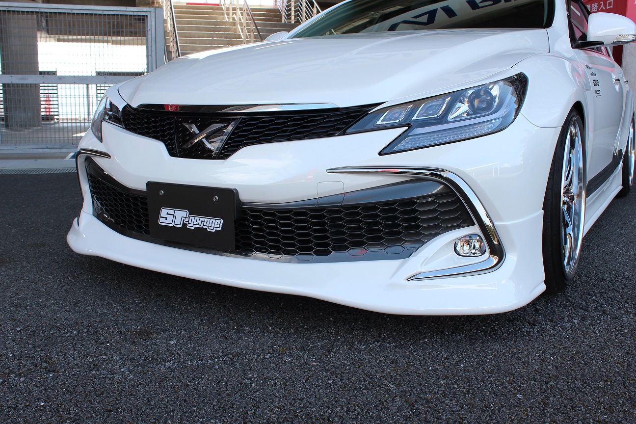 マークX/GRX130 フロントハーフスポイラー 後期