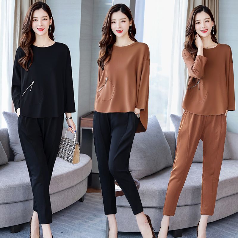 アンクルパンツ・カットソー・上下セットＵＰ