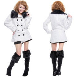 小悪魔ageha掲載 2way衿 チェック柄ツイードウールコート ３色あり 綾インターナショナルカンパニー