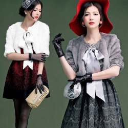 エカチェリーナ♥美品♥ゴージャス♥フォクスファー♥羊革コート ファーコート フォックスファーコート ファー レディース 冬 40