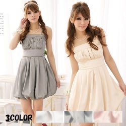 ファッションショップaya バルーンスカート ナイト パーティー ドレス