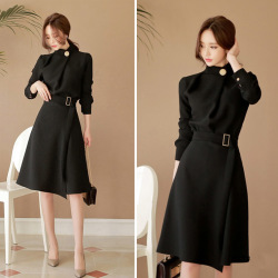 かっこいい巻きスカートタイプワンピース かっこいい巻きスカートタイプワンピース