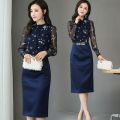 花柄切り替え・ワンピース