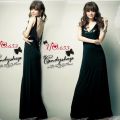 大人セクシーナイト・パーティー（F～XL）マキシ丈ワンピースドレス
