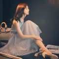 プリーツスカート・ミディアム丈ワンピース