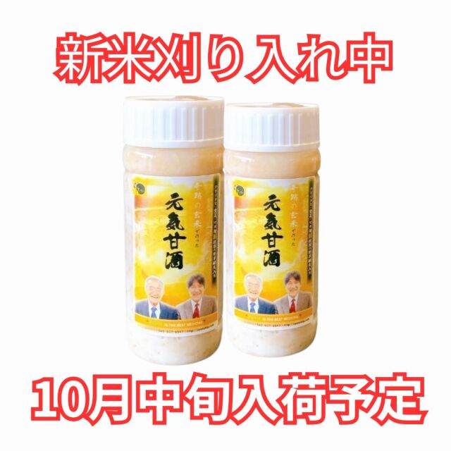 奇跡の玄米でつくった食べる元気甘酒（250g）2本セット