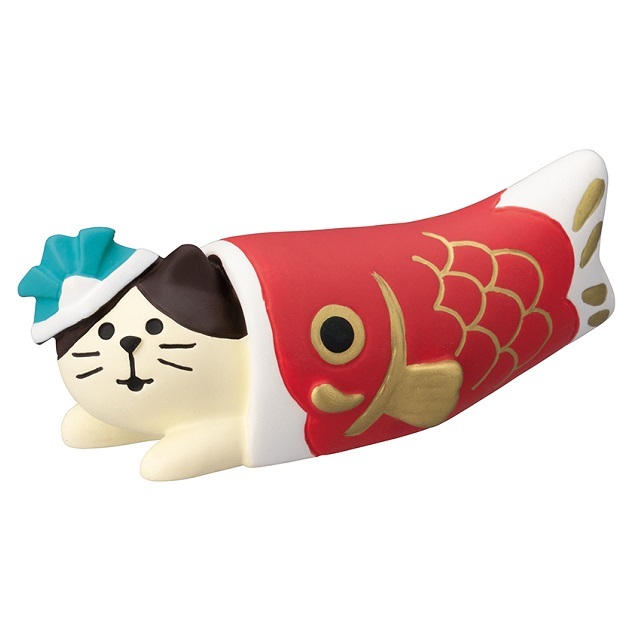 コンコンブル　鯉からひょっこりにゃんこ