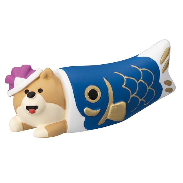 コンコンブル　鯉からひょっこりわんこ