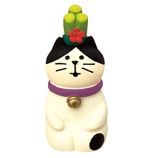 コンコンブル新春にゃんこ門松
