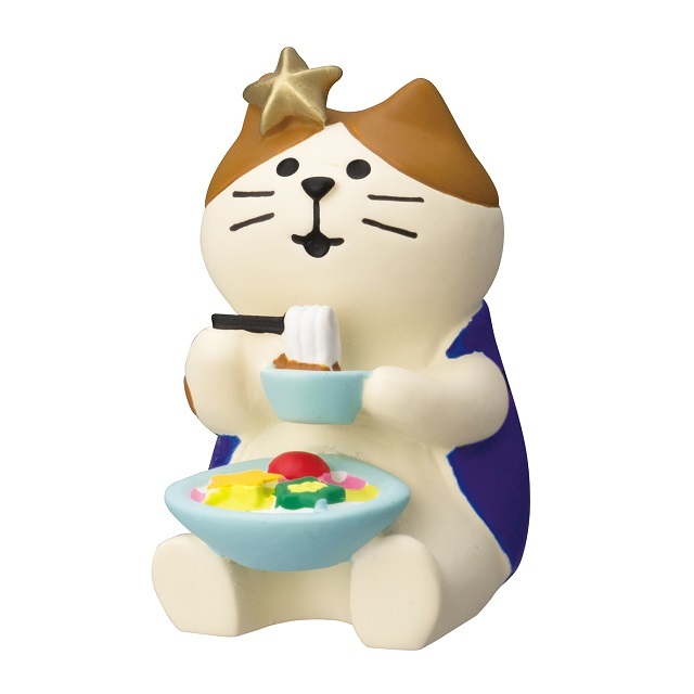 コンコンブル　七夕そうめん猫