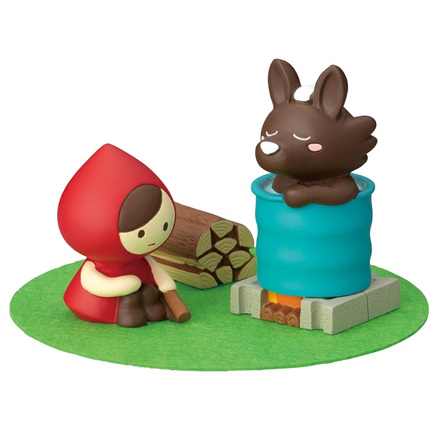 オトギッコ　赤ずきんマスコットセット　ドラム缶風呂