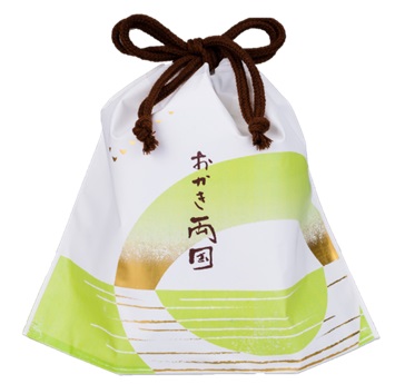 おかき両国　巾着袋