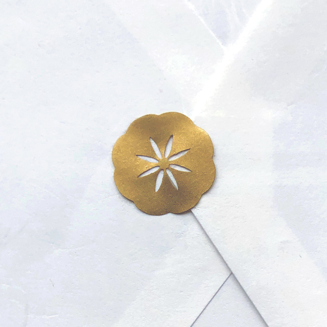 封かんシール「花」