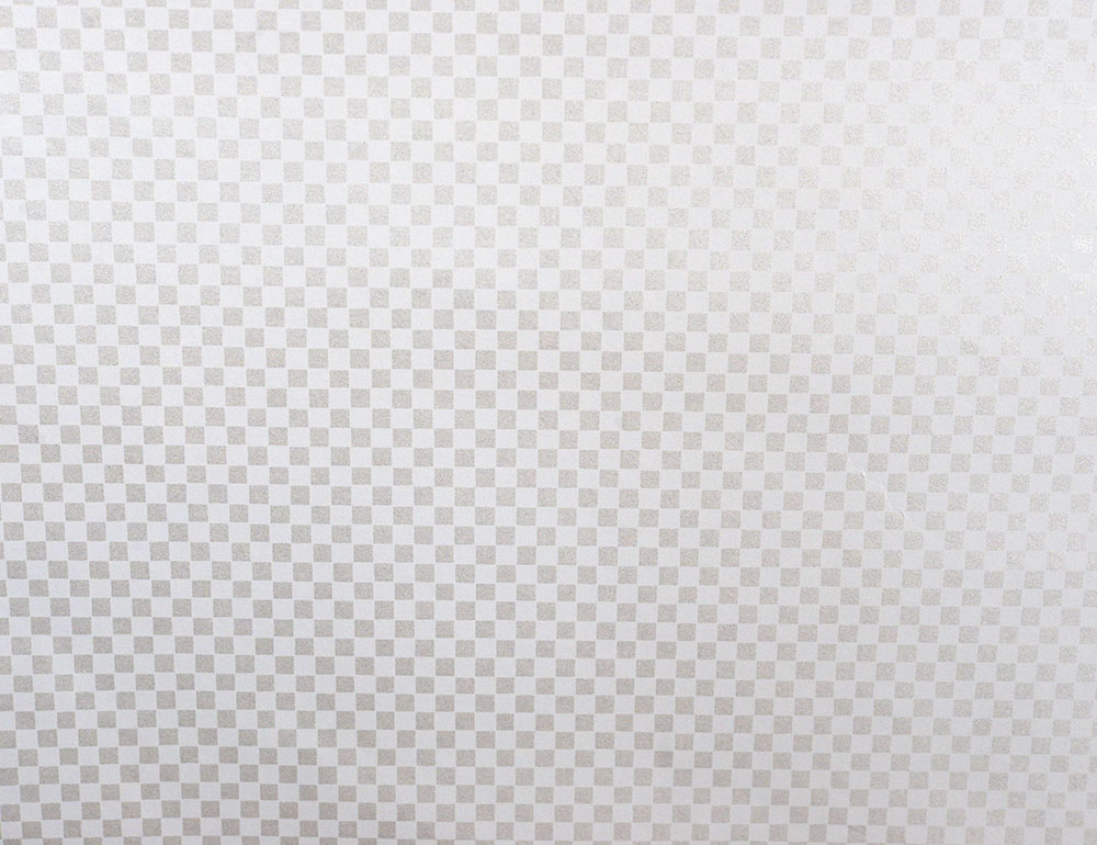 友禅紙市松ホワイト