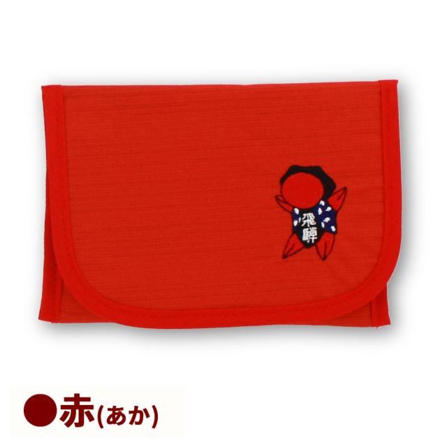 送料360円～】さるぼぼ 鏡付ティッシュ入れ(赤/黄/紺)｜あずさ屋