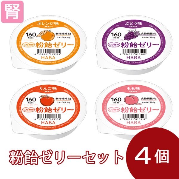 粉飴ゼリー 4種セット H+B-高カロリーゼリー-ビースタイル本店