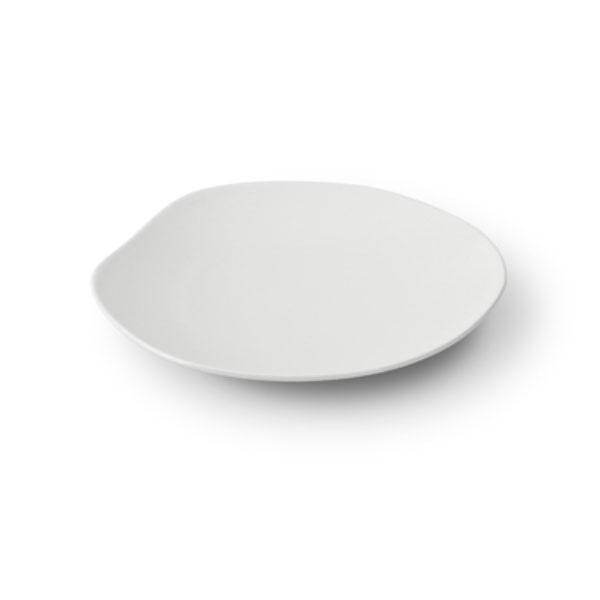 feuille17cmプレート　白マット