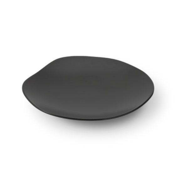 feuille17cmプレート　黒マット