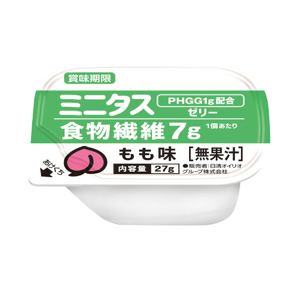 ミニタス 食物繊維ゼリー もも味 27g×9個