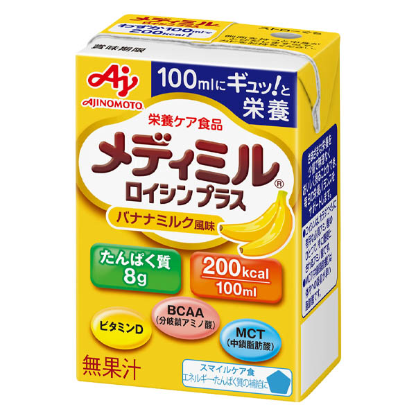 ﾒﾃﾞｨﾐﾙ ﾛｲｼﾝﾌﾟﾗｽ ﾊﾞﾅﾅﾐﾙｸ風味100ml×15