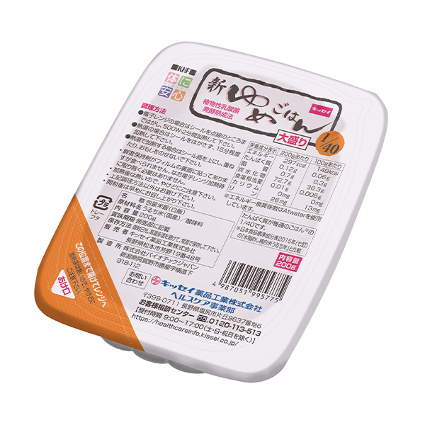 新ゆめごはん1/40大盛り 200g×30個