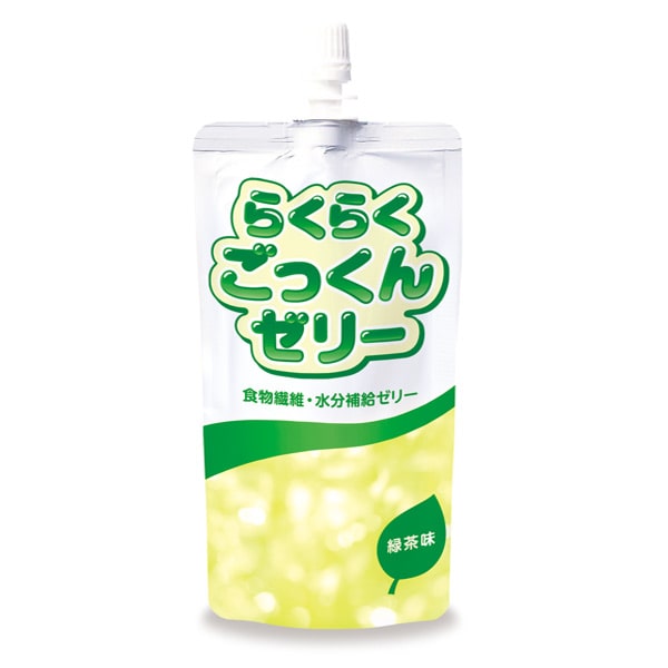 らくらくごっくんゼリー緑茶味