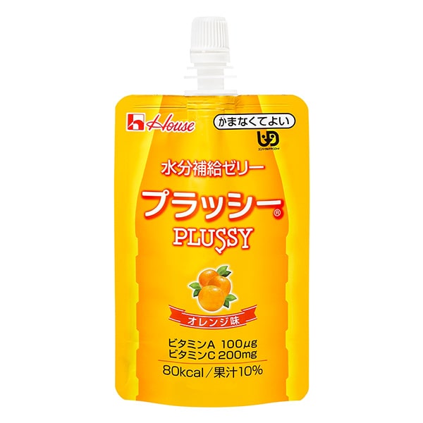 水分補給ゼリー　プラッシーオレンジ味