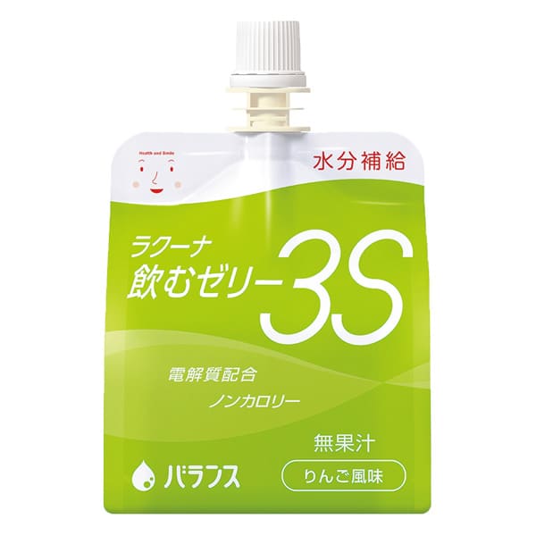 ラクーナ飲むゼリー３Ｓ　りんご風味　150ｇ×30個