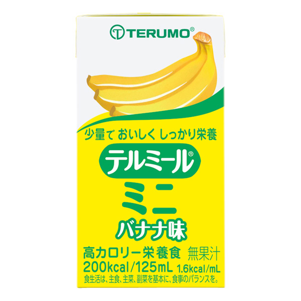 テルミールミニ バナナ味 125mL×24本濃厚流動食の通販-ビースタイル