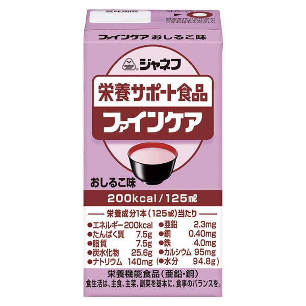 ファインケア　おしるこ味　125ml×12本