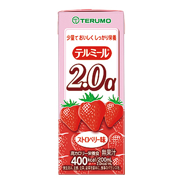 テルミール2.0α ストロベリー味 200mL×24本-ビースタイル