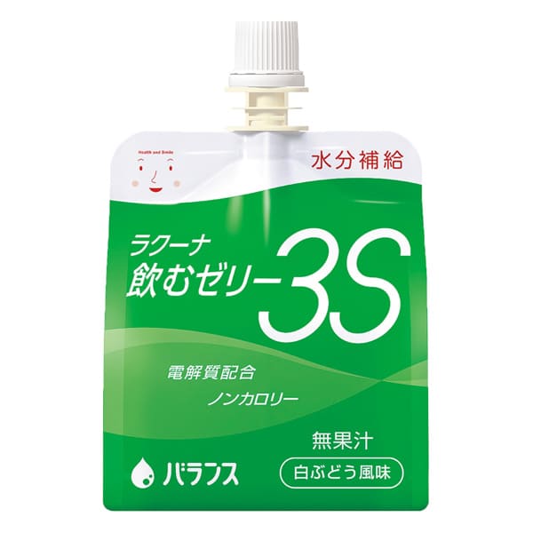 ラクーナ飲むゼリー３Ｓ　白ぶどう風味　150ｇ×30個