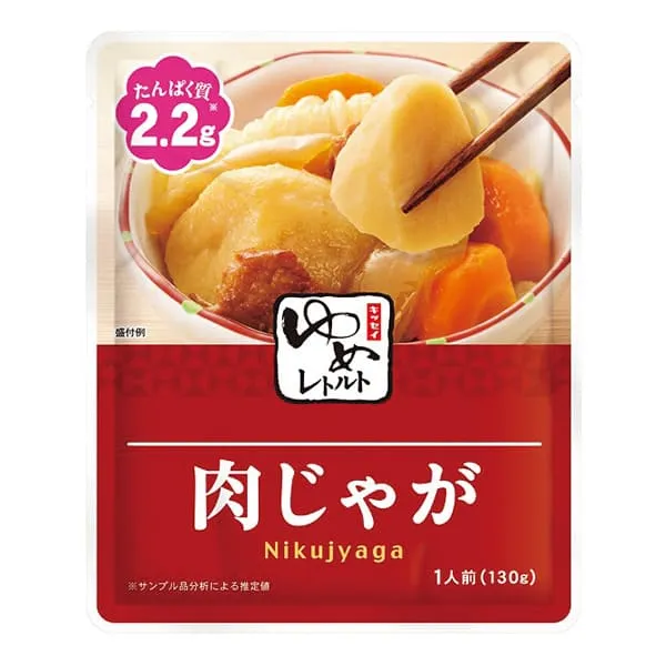 ゆめレトルト 肉じゃが130g-低たんぱくおかず-ビースタイル本店