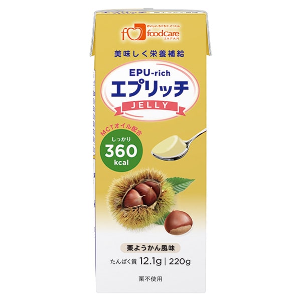 エプリッチゼリー 栗ようかん味-高カロリーゼリーの通販-ビースタイル