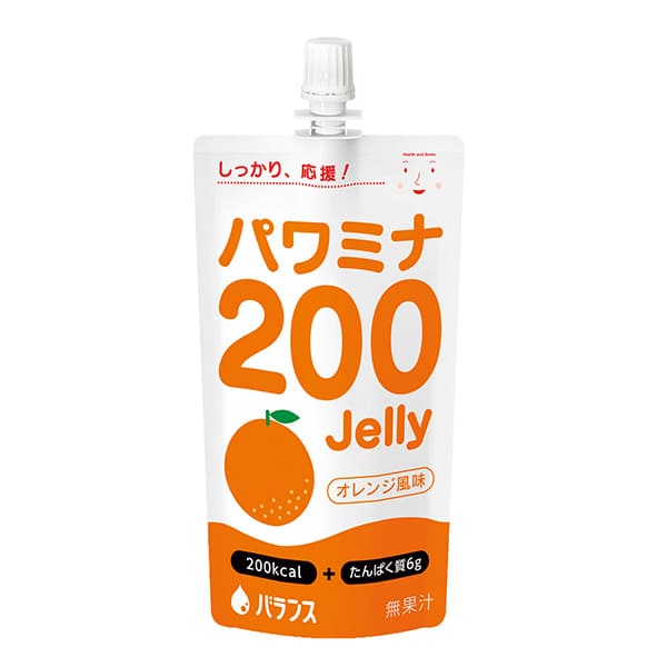 パワミナ200ゼリー オレンジ風味 120g×24本-ビースタイル
