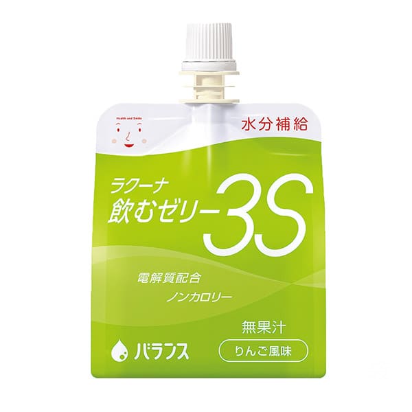 ラクーナ飲むゼリースリーエス3Sりんご風味-水分補給の通販