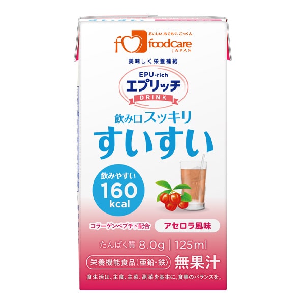 エプリッチドリンクすいすい　ストロベリー風味 125ml