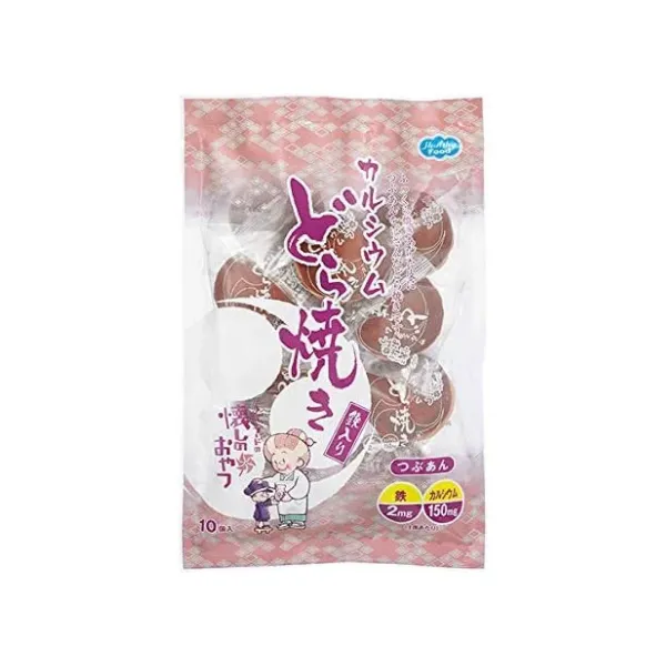 カルシウムどら焼き（鉄入り）つぶあん 10個入