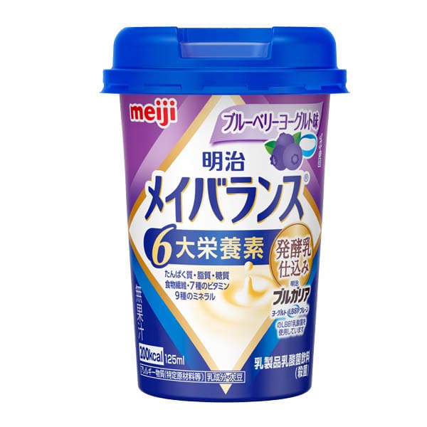 メイバランスMiniカップ　ブルーベリーヨーグルト味　125ml×24本